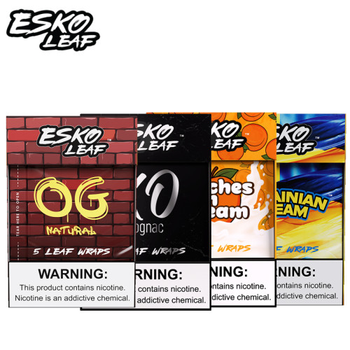 ESKO LEAF NATURAL WRAPS 5CT/8PK - ILLINOIS CUSTOMER ONLY